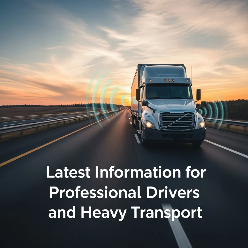 Najnowsze informacje dla kierowców zawodowych i transportu ciężarowego